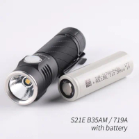 Convoy S21E 21700 flashlight B35AM 719A,Type-c charging port,high CRI,R9080,with battery