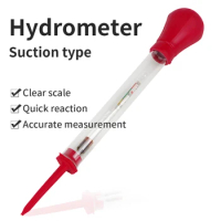 Electrolytic Hydrometer Suction Type Electro-hydraulic Hydrometer Density Meter Acid Tester Electrolyte Lead 1.100-1.300