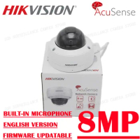 Hikvision DS-2CD2183G2-IU 8Mp 4K CCTV Network POE IP Camera AcuSense Vandal WDR Fixed Dome
