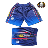 Celana Kolor Voli Pria Mizuno Full Printing HS250 Sport Bahan Lotto Tebal Nyaman/Celana Pendek Olahr
