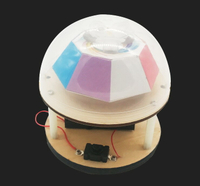 科學實驗小制作DIY手工拼裝steam創客教育材料包離心機