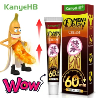 KanyeHB Big Penis Enlargment Ointment Sex Delay Cream For Men Non-Numbing Male Premature Ejaculation Plaster