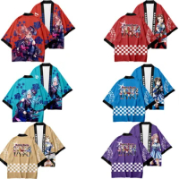 Anime BanG Dream Cosplay Costume Rimi Hanazono Tae Toyama Kasumi Hikawa Sayo Imai Lisa Japanese Kimono Cardigan Shirt Coats