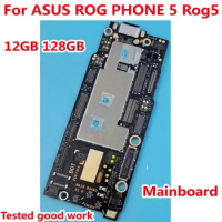 100% Tested Ｗorking Mobile Electronic Panel For ASUS ROG PHONE 5 Rog5 12GB 128GB Mainboard Motherboard Circuits Card Fee Plate