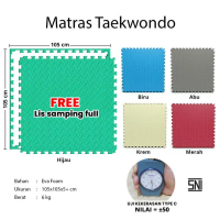 sale - matras alas taekwondo evamat tebal diri eva puzzle karate matras bela mat 5cm 34-29