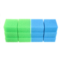 Compatible Filter Sponge Fit for Juwel Compact / Bioflow 3.0 / M (6 x Blue Fine and 6 x Green Nitrate)