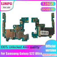 Mainboard For Samsung Galaxy S22 Ultra 5G SM-S908B/BE S908U Motherboard 128GB 256GB 512GB Unlocked Logic Board
