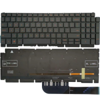 New For Dell G15 Ryzen Edition G15 5510 5511 5515 5520 Us Laptop Keyboard Red Backlight