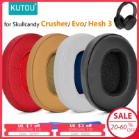 KUTOU Replacement Earpads Ear Pads Cushion Covers Repair Parts for Skullcandy Crusher Hesh 3 Hesh3 Venue Wireless ANC Headphones