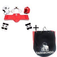 Taekwondo gear set Helmet Armor Kicking taekwondo guard ing Capacete Foot s Taekwondo Equipment WTF