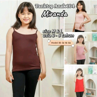 Tanktop Anak Miranda  Tank Top Anak Cewek Perempuan , Kaos Dalam Anak Tali Kecil Bahan Rayon Spandek