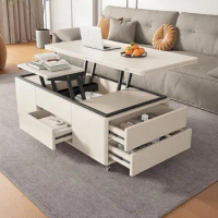 Multi-functional Folding Coffee Table, Simple Storage Desk, Dining Table, Household, Small Apartment, Living Room, Office Desk