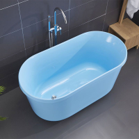 優樂悅~家用彩色獨立式日式亞克力水療小戶型一體深藥浴浴缸浴盆