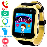 GPS Tracker Smart Watch Game Watch SOS Anti-lost Alarm Remote Monitor with SIM Card Touch Screen Birthday Gifts for Boys Girls