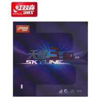 DHS Double Happiness Karet / Rubber Skyline TG 3-60 2.2 mm (LICIN) Merah 2.2 mm