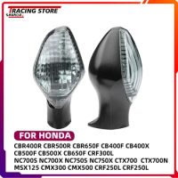 For HONDA CBR400R CB500X CBR500R CB650F CBR650F GROM 125 NC 700 750 S/X CRF250L CRF300L Motorcycle Turn Signal Light Lens Cover