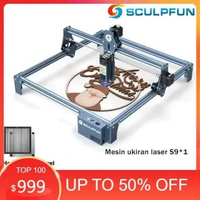 SCULPFUN S9 Mesin Laser Cutting Laser Engraver 0.01mm High Precision 5.5W Diode Laser Mesin Ukiran D
