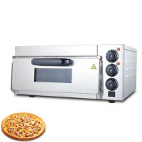 Electric Pizza Oven Single Layer Baking Oven Multifunctional Cake/Bread/Pizza With Timer/Automatic Tube Oven Pizza Baker Machine