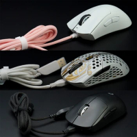 Flexible Gaming Paracord Type C Micro USB Mouse Cable For GPW G Pro X Superlight R600 SORA Finalmouse Death Adder V3