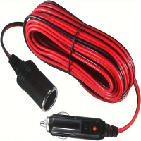 3m Car Plug Extension Cord 12V/24V Battery Charging Cable with Male Plug to Female Socket Adapter 16