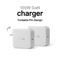 Kabel Pengecasan Pantas USB C ke USB C, 100W, Panjang 3.3 kaki, PD Pengecasan Pantas 3.0, Kord Jenis