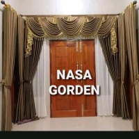gorden poni gelombang.gorden poni 1set.gorden tebal Kain