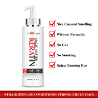 300ML Magic Master Brazilian Keratin Hair Treatment Coconut Smelling Straightening Smoothy Shiny For Damaged Hair