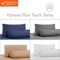Set Linen Katil, Lyfe Havana Siri Sentuhan Biasa, Termasuk Sarung Bantal, Sarung Bolster, Cadar Dipa