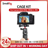 SmallRig Camera Cage Kit With Tabletop Mini Tripod For Canon EOS M50 /M50 II /M5 Kits 3138