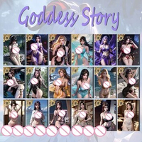 Anime Goddess Story Harem beauties Chapter 2 AI Cards DIY homemade antique style royal sister Game Collection boy Birthday gifts