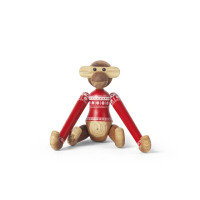 【北歐櫥窗】Kay Bojesen Monkey Mini 聖誕毛衣木頭迷你猴(限量版)