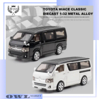 GANKSTORE99 DIECAST MOBIL TOYOTA HIACE CLASSIC METAL SERIES SKALA 1:32 WARNA PUTIH - Biru