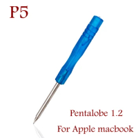 100pcs/lot 5-point star 1.2mm Pentalobe P5 screwdriver for Apple macbook/air/notebook T2 T5 T6 phillips P2 Y000 for iphone 8 x