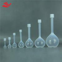 10ml small size plastic volumetric flask low background value of metallic elements