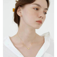 Kalung Titanium Love Kecil Kalung Wanita Korean Mewah
