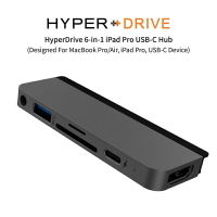 強強滾p-HyperDrive 6-in-1 iPad Pro USB-C 集線器- 2色