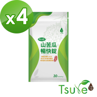 日濢Tsuie 山苦瓜綜合蔬果酵素暢快錠Plus 30錠/包x4包
