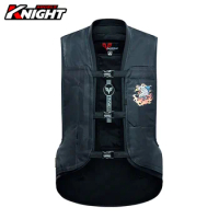 DUHAN Motorcycle Jacket Airbag Suit Motocross Reflective Vest Airbag Racing Motorcycle Jacket Motorcycle Air Bag CE Protector