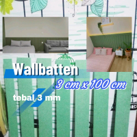 walbatten Hmr tebal 3 mm ukuran 3 cm x 100 cm isi 15 pcs