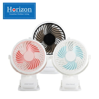 (特價)【Horizon 天際線】 USB充電式夾式隨行小風扇(三色)HRZ-022
