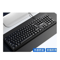 Philips/飛利浦spk6234有線鍵盤 筆記本電腦商務辦公靜音鍵盤批發【Snowbelle優選】