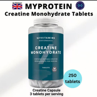 MYPROTEIN Creapure Creatine Monohydrate Gym Supplement Pre / Post workout Bulking Muscle Capsule ON