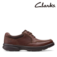 Clarks 男鞋Bradley Vibe寬楦輕量荔枝紋休閒鞋(CLM54364C)