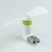 Pocket Fans USB Gadget OTG Mini Micro USB Large Wind Cooling Fan For OTG Android Mobile Phones Desktop Laptop Wholesale 500pcs