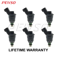 PEIVSO 6pcs High Flow performance 850cc Fuel Injector For Nissan SKYLINE RB25DET 300ZX Matched E85 96lb