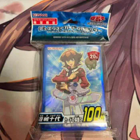 100Pcs Yugioh Master Duel Monsters 20th ANNIVERSARY Jaden Yuki Collection Official Sealed Card Protector Sleeves