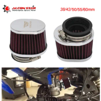 Alconstar Universal Interface Motorcycle Air Filters 38 42 45 50 55 60mm Motocross Scooter Air Pods Cleaner for PWK 21-35