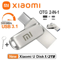 Xiaomi 2TB U Disk 1TB 512GB USB 3.0 Type-C Interface Mobile Phone Computer Mutual Transmission Portable USB Memory