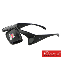 【Docomo】頂級設計可掀款 高等級TR90掀蓋 可包覆近視眼鏡於內 採用偏光鏡 耐磨擦EVA防撞條