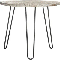 Safavieh Home Collection Mindy Natural Wood Top 30-inch Dining Table